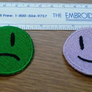 Happy/Sad Face Patch