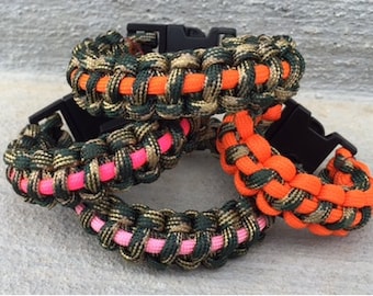 FREE SHIPPING!! Survival Paracord Bracelet - Camo