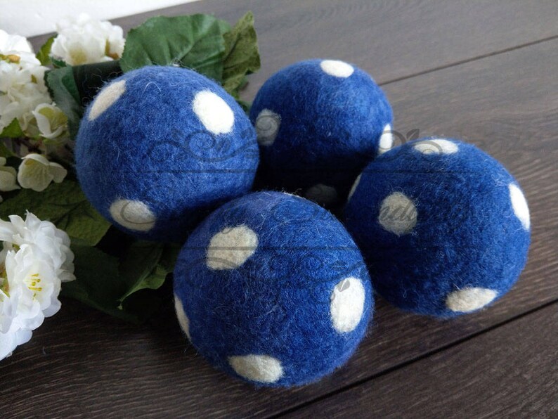 Dryer Ball Set XL Wool Laundry Balls Felted Wool Balls Etsy
