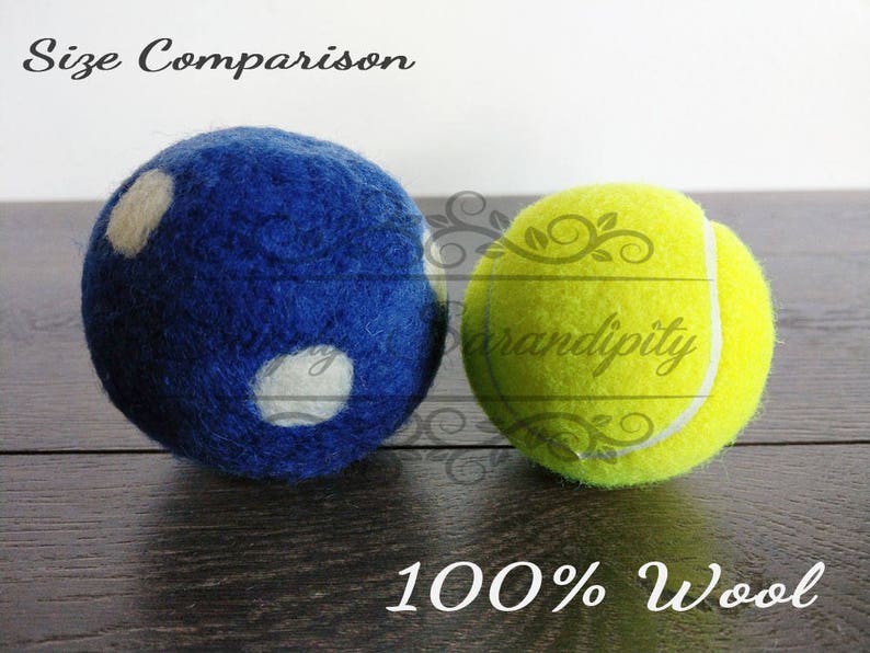 Dryer Ball Set XL Wool Laundry Balls Felted Wool Balls Etsy