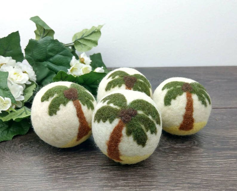 Dryer Ball Set XL Wool Laundry Balls Felted Wool Balls Etsy