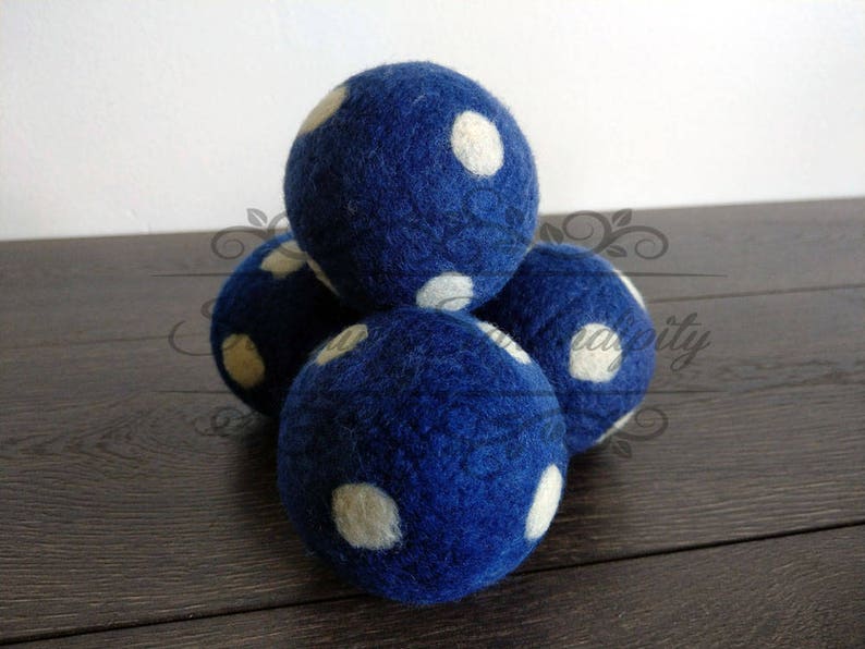 Dryer Ball Set XL Wool Laundry Balls Felted Wool Balls Etsy