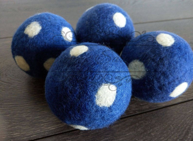 Dryer Ball Set XL Wool Laundry Balls Felted Wool Balls Etsy
