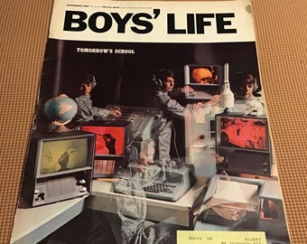 Vintage Boy’s Life magazine, Boy Scouts 1968 Magazine, Vintage Periodical
