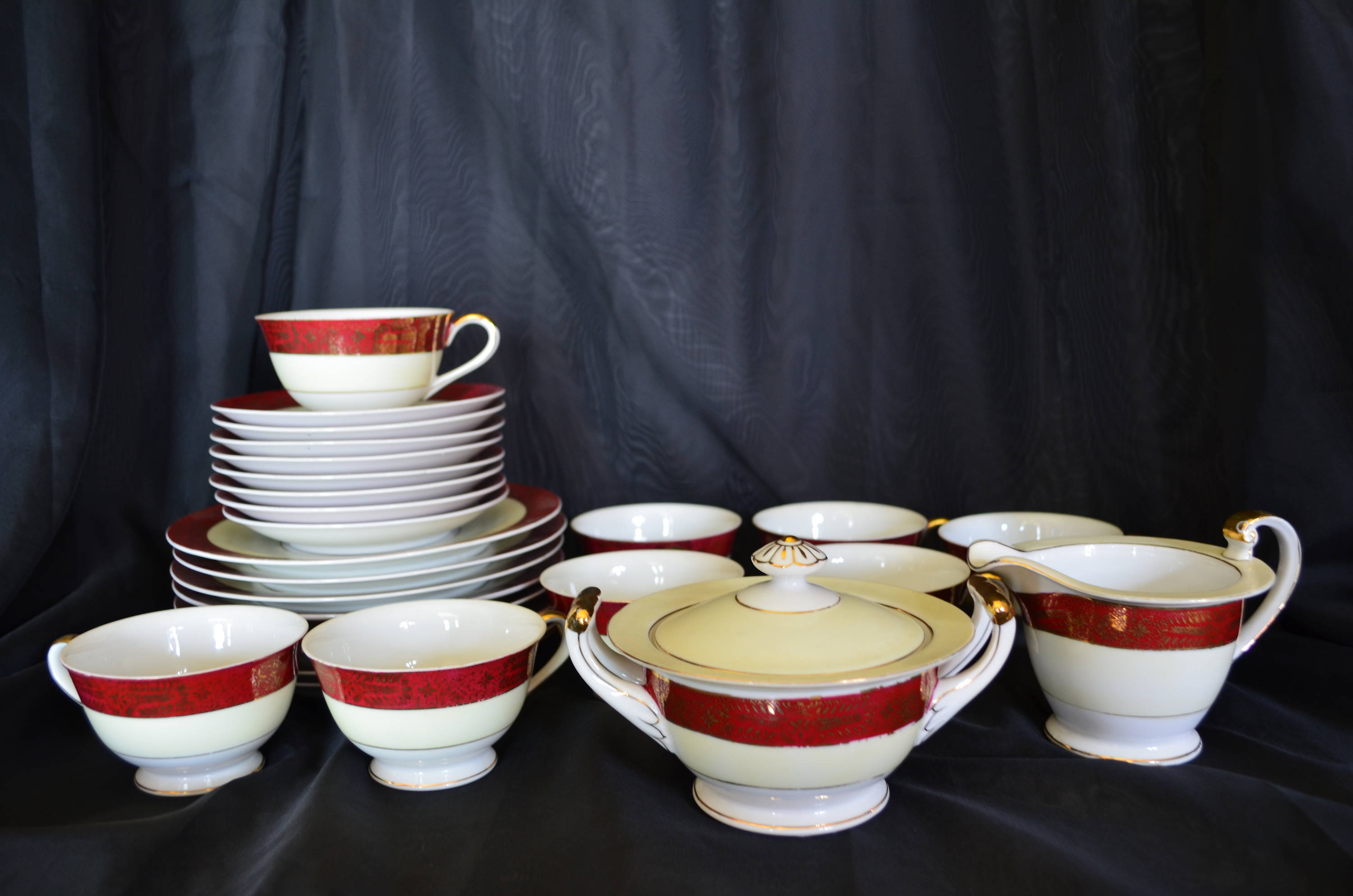 Vintage 'Miyuki China' Hand Painted Tea Set Set of Etsy