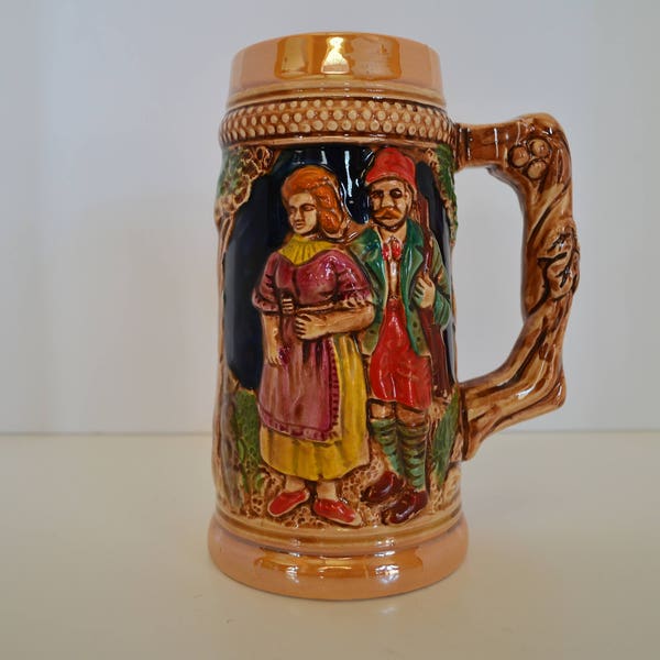 Vintage German Beer Stein, Made in Japan