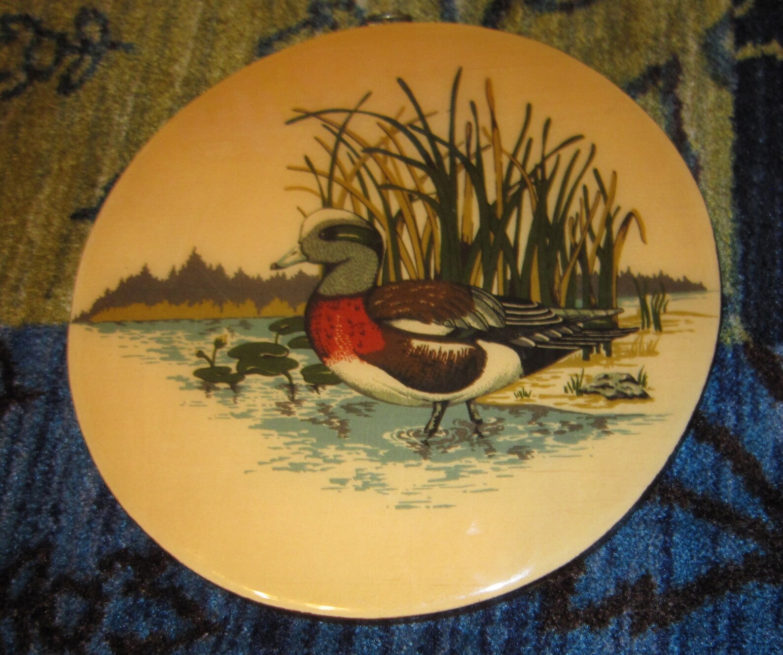 Bird Wall Decor Duck Wall Hanging Duck in the Reeds Country Etsy