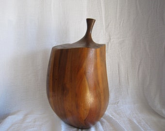 Walnut Ice Bucket, Daniel Loomis Valenza Walnut Ice Bucket