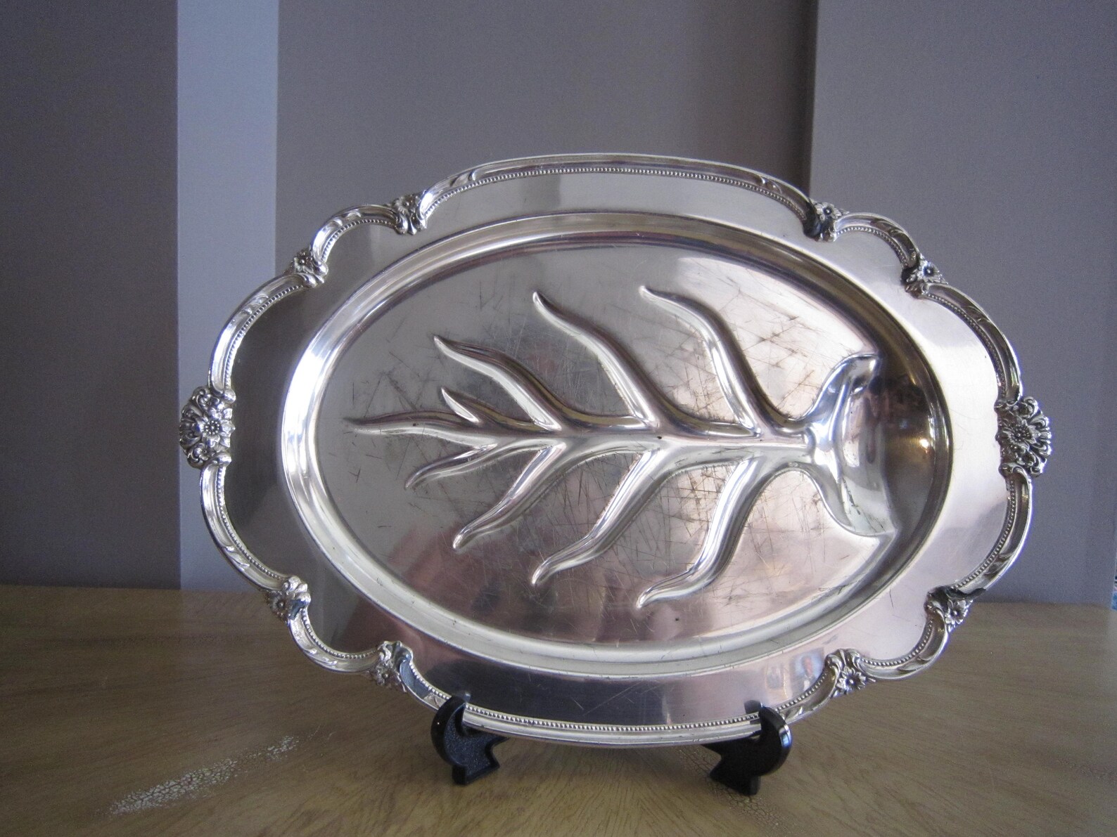 Vintage Serving Tray 1847 Rogers Bros REMEMBRANCE Int'l Etsy