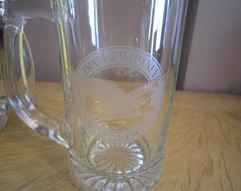 Vintage Glass Mugs, USMC Mug, Tail Hook Mug, USMC 223rd Birthday Mug, VMFAT-101 Mug