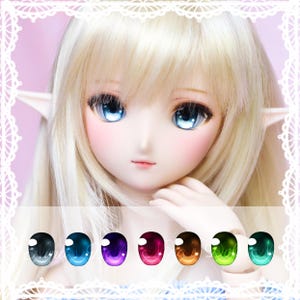 Acrylic Resin Anime Eyes Dollfie Dream 8-10-12-14-16-20-22-24 mm Basic 3