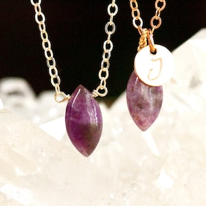 Lepidolite Necklace - Healing Crystal Necklace