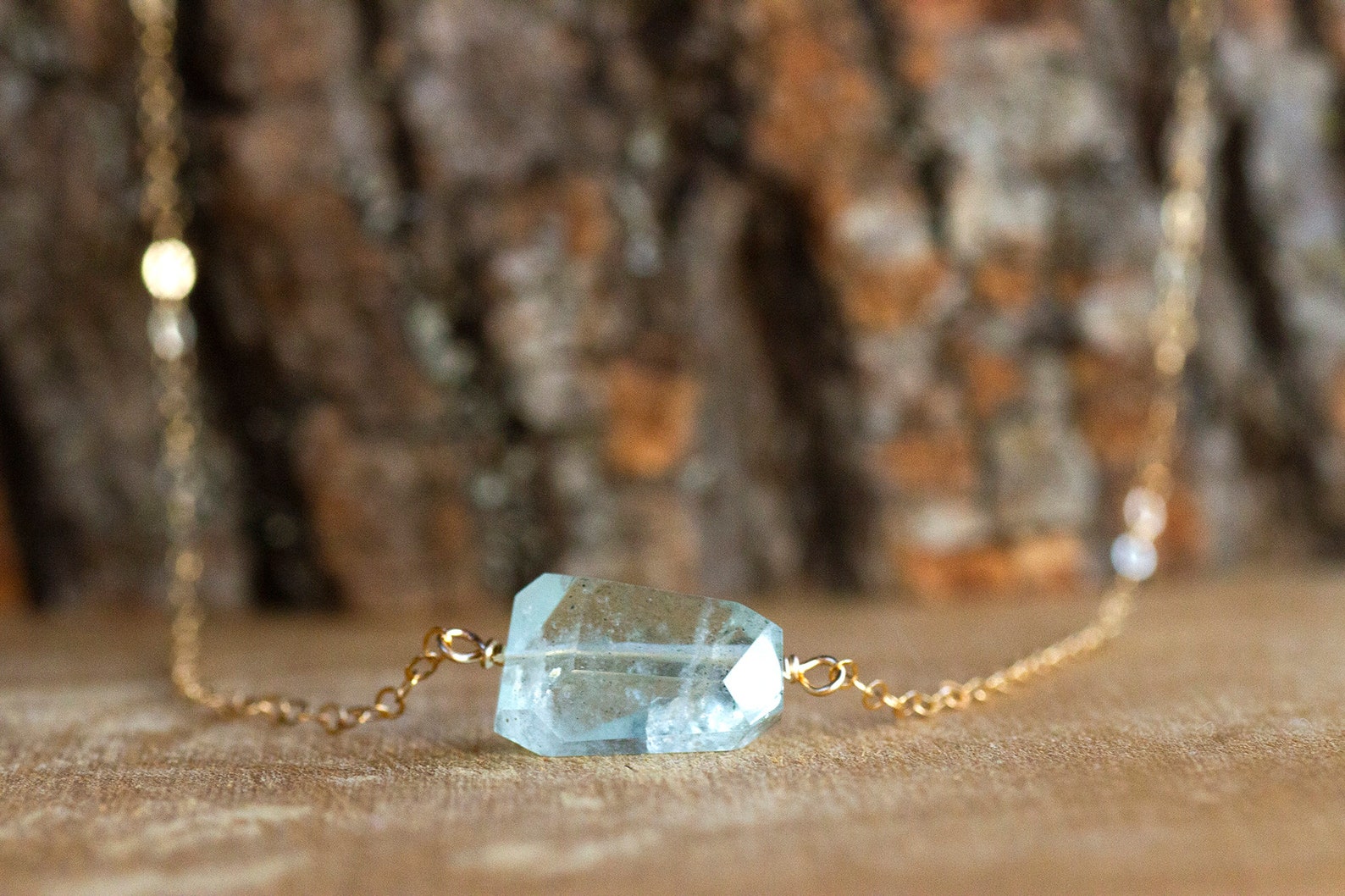 AMATISTA - Blue Aquamarine, necklace