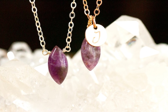 Lepidolite Necklace - Healing Crystal Necklace