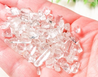 Clear Quartz Chips - Clear Quartz - Chakra Stone- Clear Stone - Loose Crystals - Raw Crystals - Loose Stones