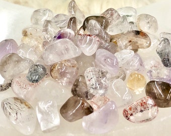 Auralite 23 Chips -  Chakra Balancing Crystals - Loose Stone - Crystal Grid - Spell Ingredients - Altar Decor - Crown Chakra