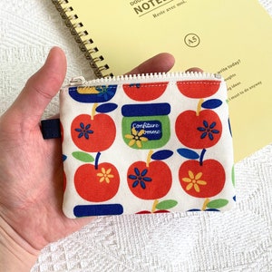 Monedero Monedero Monedero para Niños Monedero Tarjetas Monedero Porta Tarjetas Monedero Pequeño Estuche de Tela Regalo Hecho a Mano para Ella Regalo para Maestra Compañero de Trabajo