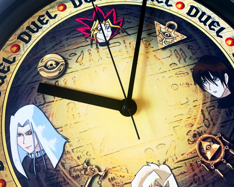 Yugioh Clock Time to Duel Anime Decor Geek Gift Etsy UK