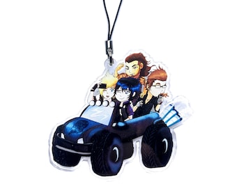 Final Fantasy XV Charm - Regalia Type-D - Final Fantasy 15 Keychain - Acrylic Charm - FFXV - Noctis - Prompto - Ignis - Gladiolus