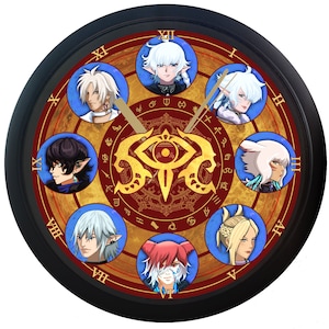FFXIV Clock - Final Fantasy XIV Clock - Final Fantasy Gift - Final Fantasy 14 Clock - FFXIV Decor