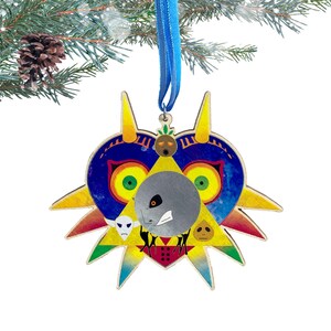 Legend of Zelda Ornament - Wooden Christmas Ornament - Majora&#39;s Mask Ornament - Legend of Zelda Christmas Ornament - Video Game Ornament