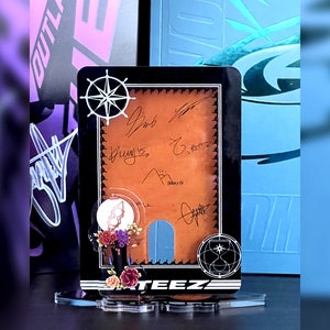 Soporte para tarjetas fotográficas Ateez - Soporte para tarjetas fotográficas - Soporte para PC - Soporte para tarjetas fotográficas - Soporte para tarjetas fotográficas - Soporte para tarjetas de identificación - Atiny