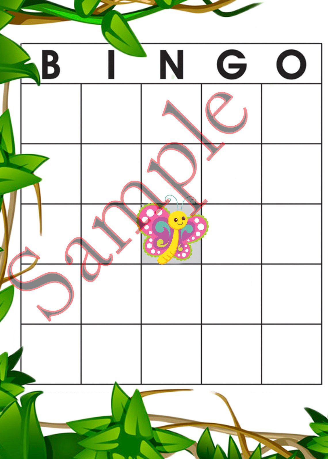 Butterfly Baby Shower PRINTABLE Games Instant Download 4 Games Etsy