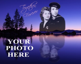 Custom Deceased Memorial Photo Grievance Legacy Condolence Sympathy YOUR LOVED ONE(S) Text Optional but Free!