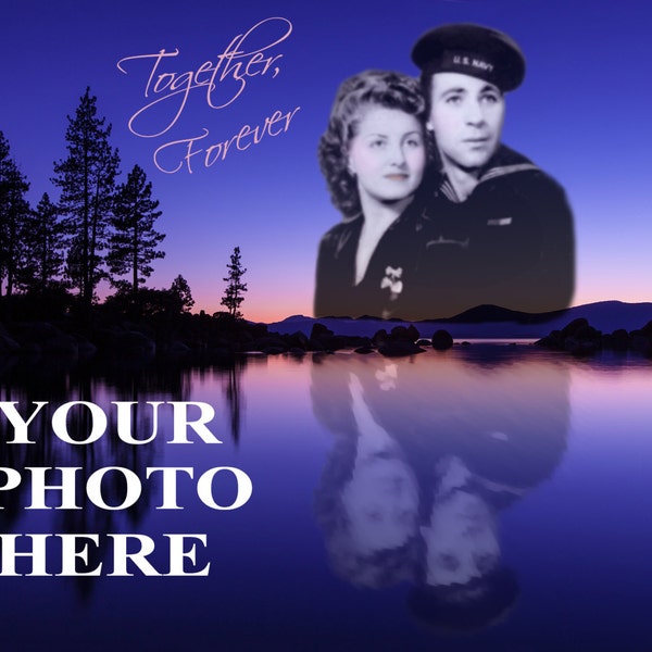 Custom Deceased Memorial Photo Grievance Legacy Condolence Sympathy YOUR LOVED ONE(S) Text Optional but Free!