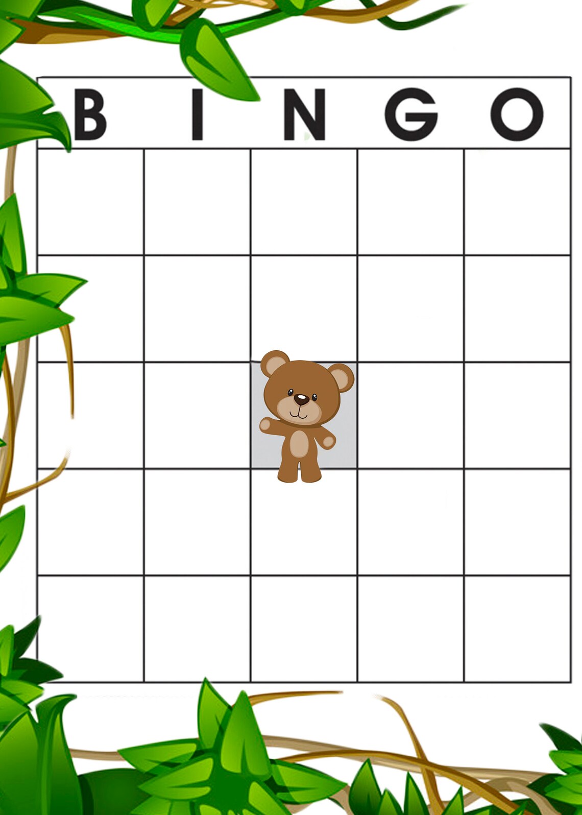 Teddy Bear Baby Shower PRINTABLE Games Instant Download 4 | Etsy