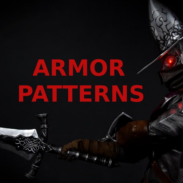 Abyss Watcher Patterns - Full Armor and Helmet - Printable PDF with tutorial - DIY Cosplay Costume - Dark Souls 3 - Farron's Undead Legion