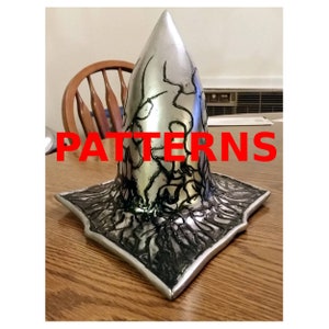 Abyss Watcher Helmet Patterns - DIY Cosplay - Dark Souls 3 - Farron&#39;s Undead Legion - Printable PDF with tutorial