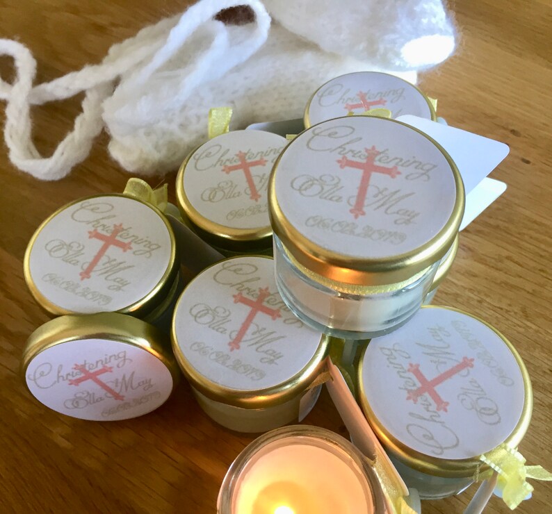 15 Christening Mini Candles for Baptism Christening Gift Etsy UK