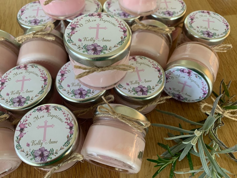 15 Christening Mini Candles for Baptism Christening Gift Etsy UK