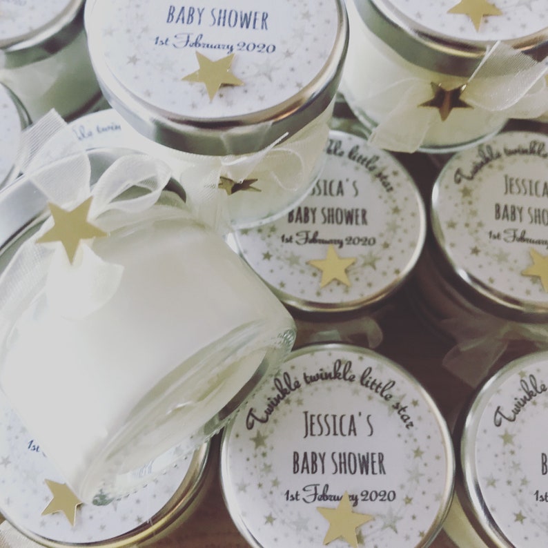 15 Baby shower Mini candles Baby shower gift for guests Baby Etsy