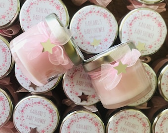 Velas personalizadas para baby shower: Twinkle Star Eco Soy Wax (juego de 10)