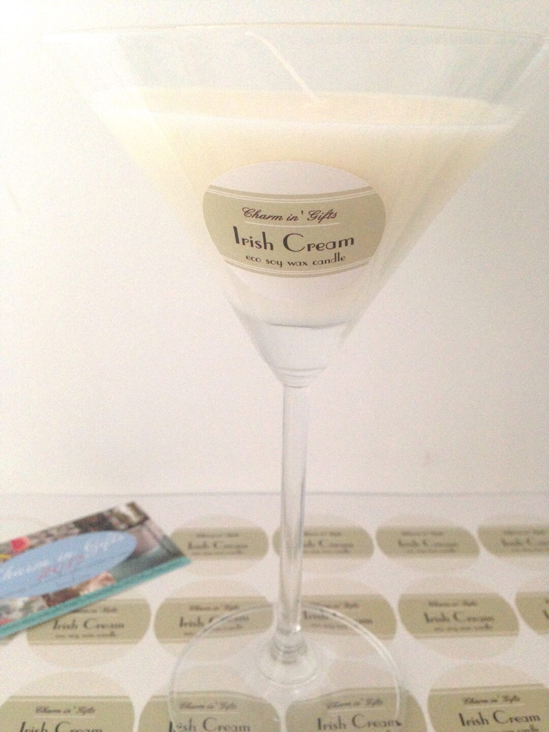 Bailey's Irish Cream Candle Cocktail Glass Candle Irish Etsy