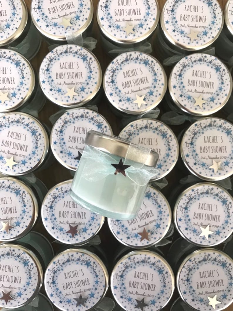 Baby shower favors Baby shower favours Baby shower ideas Baby shower gift for guests Baby shower keepsakes 15 Baby shower Mini candles
