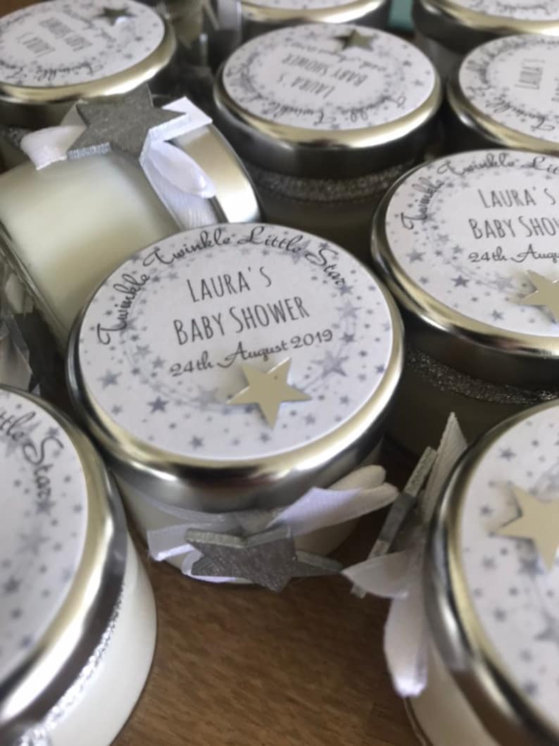 Baby shower favors Baby shower favours Baby shower ideas Baby shower gift for guests Baby shower keepsakes 15 Baby shower Mini candles
