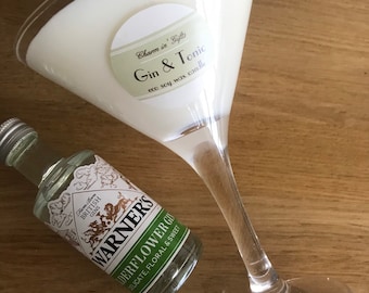 Candela Gin & Tonic: candela in vetro Eco Soy Margarita (175 ml)