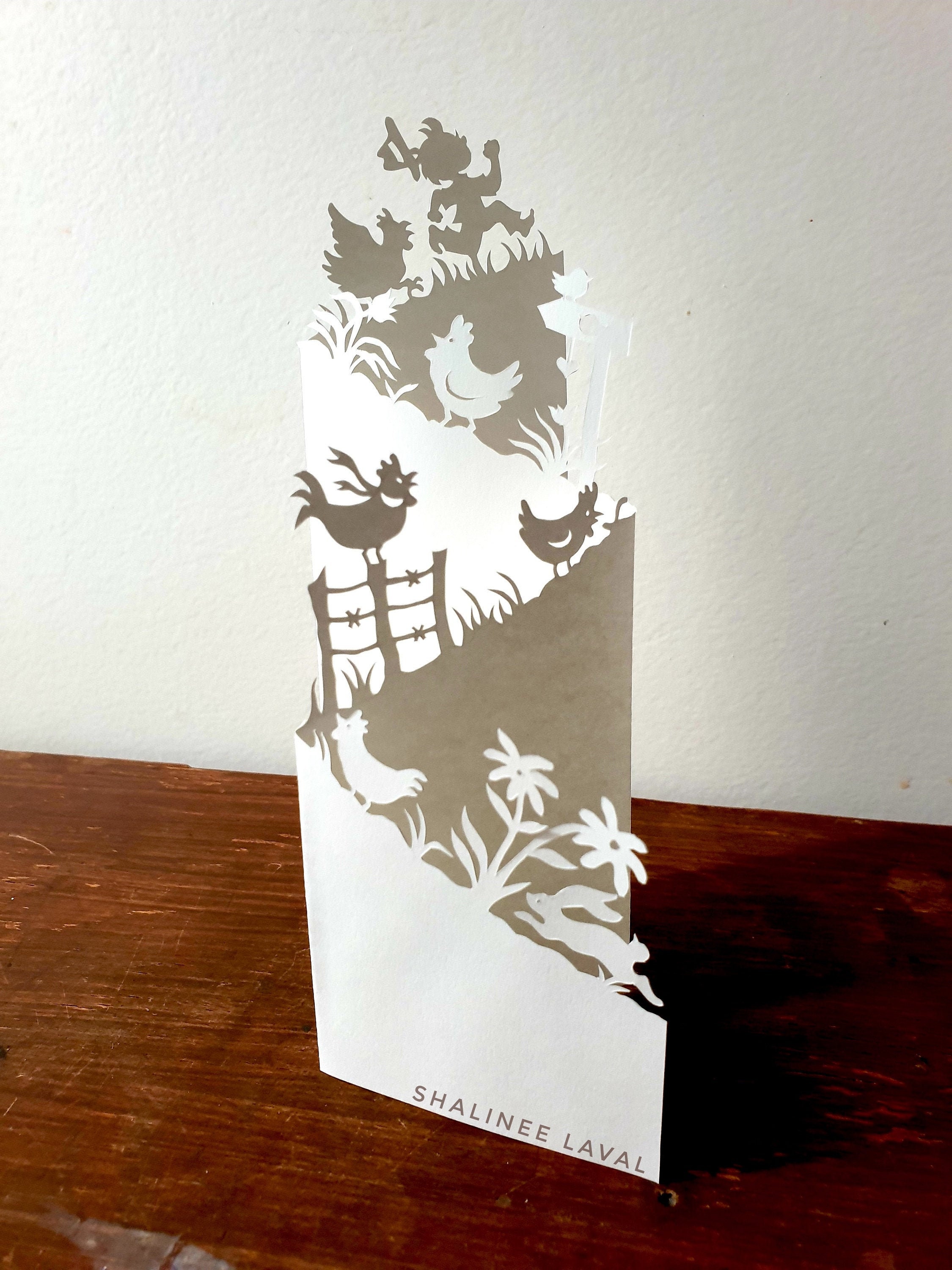 Egg Stealer DIY Digital Papercut Template, Instant Download PDF ...