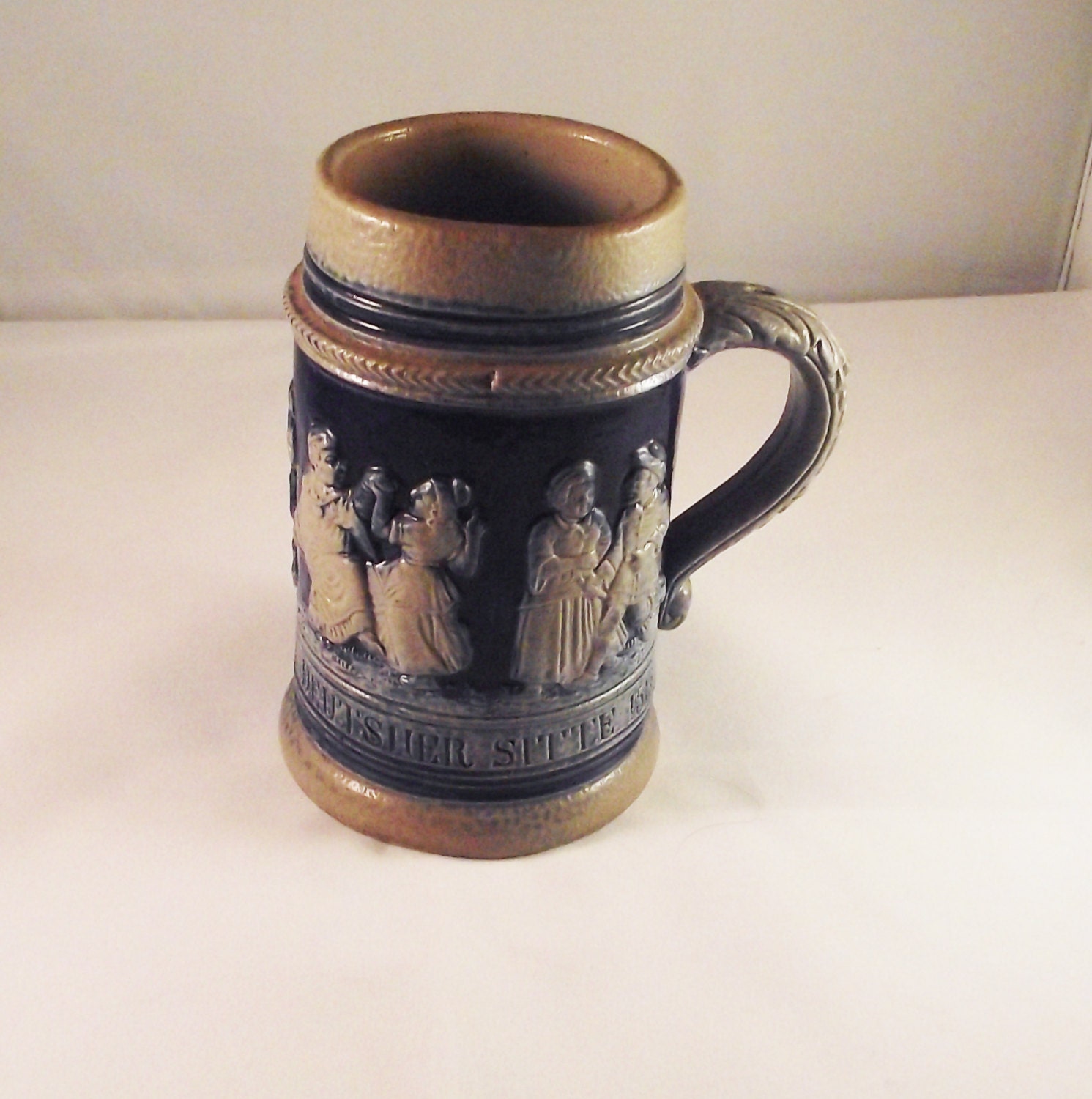 Stoneware Root Beer Mug Simmons & Hammond Portland Maine Etsy