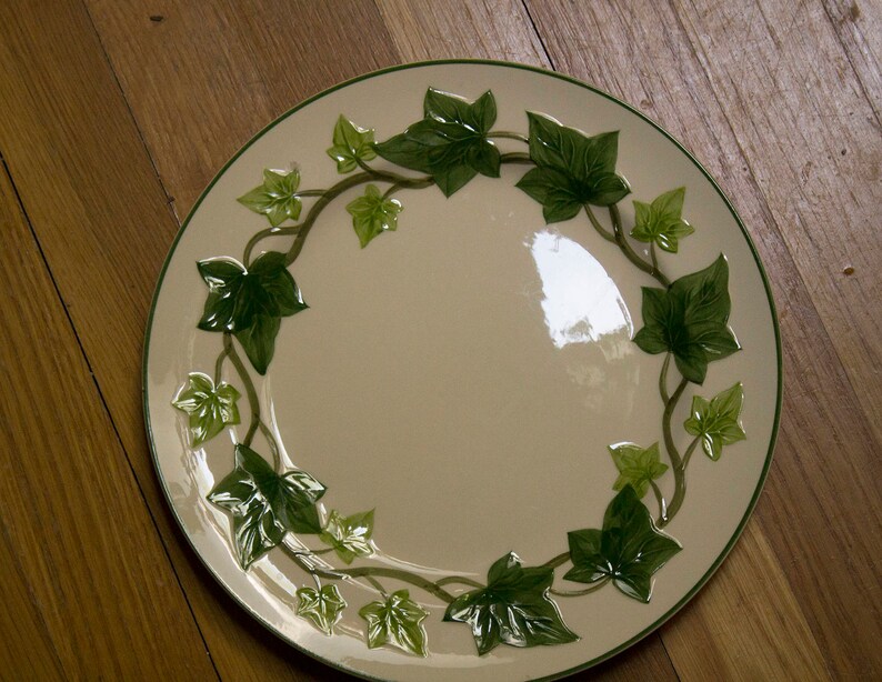 Franciscan Ceramics Ivy Pattern china plates Vintage 1950's design 6 plate