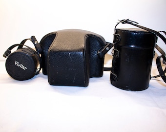 Vintage Mamiya EF2 Film Camera Made in Japan 35mm Black Battery