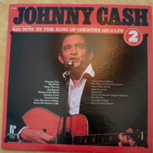 Johnny Cash - Big Hits from the King of Country 2 LP&#39;s