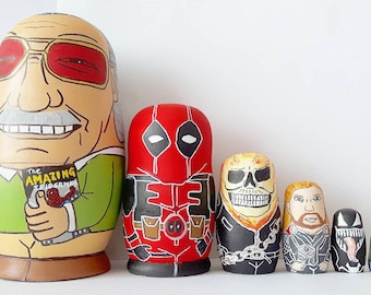 stan lee nesting doll