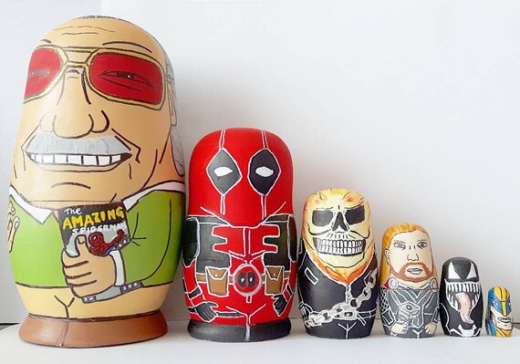 stan lee nesting doll
