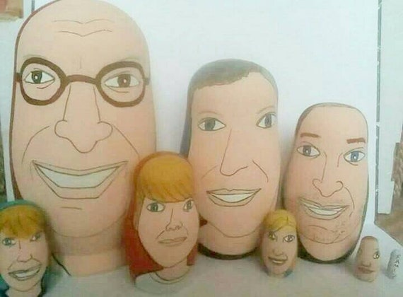 addams family nesting dolls
