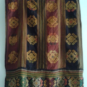 Laotian cotton sinh or tube skirt, Textiles, Vintage cloth,  collector&#39;s item,