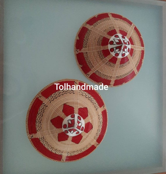 Vintage Sabah woven sun hats.